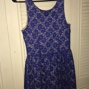 Blue Lace Dress